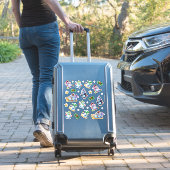 ビニールシーカーの素晴らしいセットクリスマスキャラクター シール (スーツケースインサイチュ)