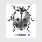ビニールシールヴィンテージグラフィック画像Ladybug シール (シート)