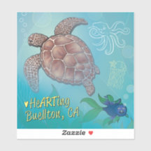 ビニールシール – Turtle Swim - Buellton.Art