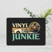 ビニールジャンキーLPレコードDJTurntableミュージックコレクション 招待状 (スタンド正面)