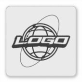 ビニールスクエア会社のヘルメットにロゴ シール (正面)