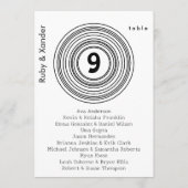 ビニールスケッチつるのテーブル席カード 招待状 (裏面)