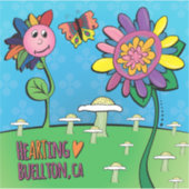 ビニールステッカー – おもしろい自然-Buelton.Art シール (正面)