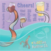 ビニールステッカー – 応援- Buelton.Art シール (正面)