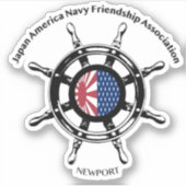 ビニールステッカー – JANAFA-Newport シール (正面)