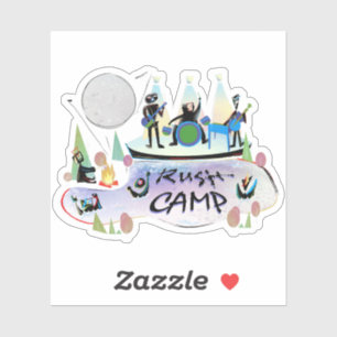 ビニールステッカーRushCamp! シール