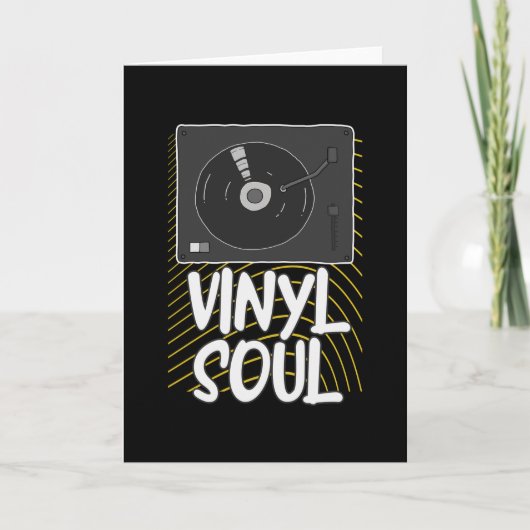 ビニールソウルレコードターンテーブルDJ カード (正面)