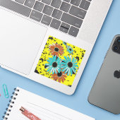 ビニールデイジーの夢 シール (ノートパソコンとiPhone)
