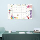 ビニールハッピーバースデー威厳があるカレンダー2022バナー 横断幕 (トレードショー)