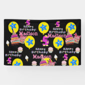 ビニールバナー、ハッピーファイブ誕生日バナー、#5 横断幕 (横)
