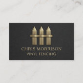 ビニールフェンスの事業カード 名刺 (正面)