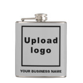 ビニールフラスコにグレービジネスブラン包まれたド フラスク (正面)