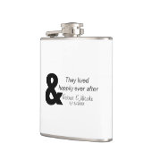 ビニールフラスコの後ずっと幸せ包まれたに フラスク (左)