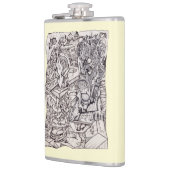 ビニールフラスコ包まれたの臓器 フラスク (左)