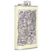 ビニールフラスコ包まれたの臓器 フラスク (右)