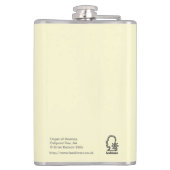 ビニールフラスコ包まれたの臓器 フラスク (裏面)