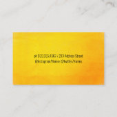 ビニールフレームのロゴを記録 |音楽 名刺 (裏面)