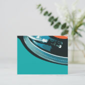 ビニールミュージックターンテーブル ポストカード (スタンド正面)