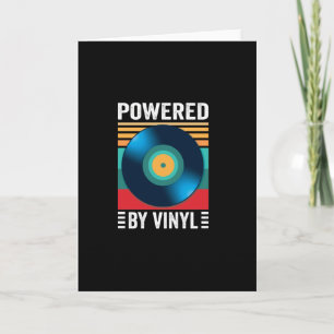 ビニールミュージックレコード レトロ ヴィンテージ カード