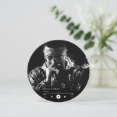 ビニールモダンレコードミュージシャンフォト名刺 シーズンカード (スタンド正面)