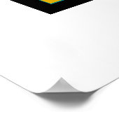 ビニールモダンレコード付き中世紀抽象芸術アート ポスター (角)