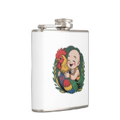 ビニールラップフラスク | クロエベビーハグズザルースター フラスク (右)