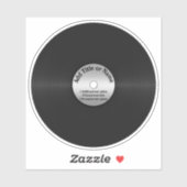 ビニールルックLPレコード シール (シート)