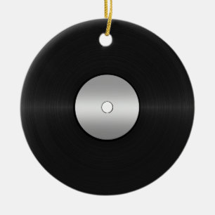 ビニールルックLPレコード セラミックオーナメント