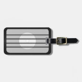 ビニールルックLPレコード ラゲッジタグ (正面横)