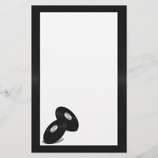 ビニールルックLPレコード 便箋 (正面)