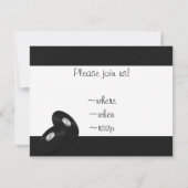 ビニールルックLPレコード 招待状 (裏面)