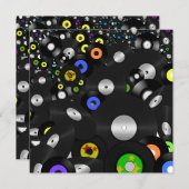 ビニールルレコード – LP And 45's 招待状 (正面/裏面)