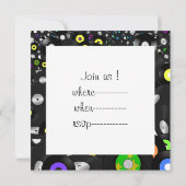 ビニールルレコード – LP And 45's 招待状 (裏面)