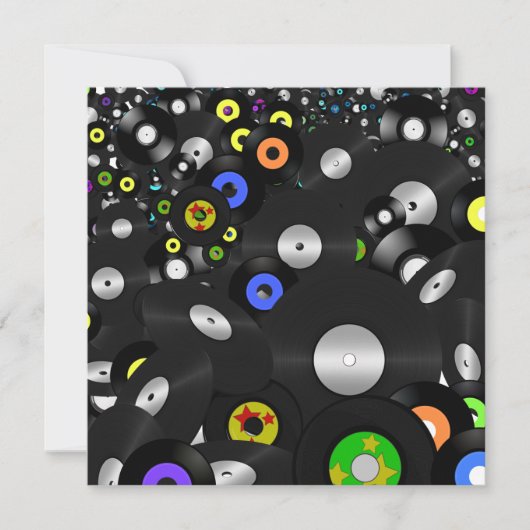 ビニールルレコード – LP And 45's 招待状 (正面)