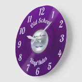 ビニールルール大時計 ラージ壁時計 (傾斜)