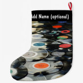 ビニールレコーズクリスマスストッキング ラージクリスマスストッキング (裏面)