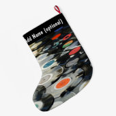 ビニールレコーズクリスマスストッキング ラージクリスマスストッキング (裏面 (吊り時))