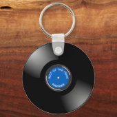 ビニールレコードアルバムデザインキーチェーン キーホルダー (正面)