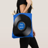 ビニールレコードアルバムデザイントートバッグ トートバッグ (クローズアップ)