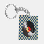 ビニールレコードキーチェーン キーホルダー (正面左)