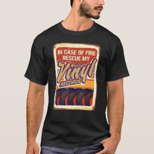 ビニールレコードコレクターレトロビニールアドヒントジャンキー Tシャツ