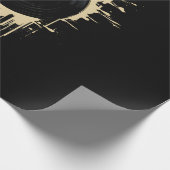 ビニールレコードスプラッシュ ラッピングペーパー (角)