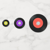 ビニールレコードデザインテーブル紙吹雪 コンフェッティ (裏面)