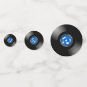 ビニールレコードデザインテーブル紙吹雪 コンフェッティ (正面)