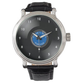 ビニールレコードデザイン腕時計 腕時計