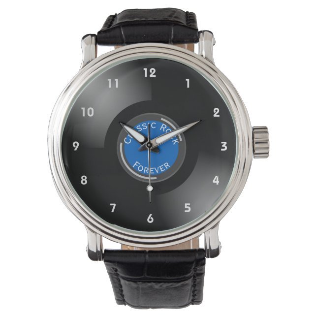 ビニールレコードデザイン腕時計 腕時計 (正面)