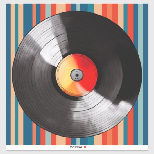 ビニールレコードビニールステッカー シール (シート)