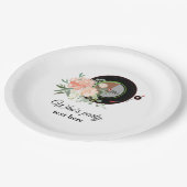 ビニールレコードプレーヤー紙プレート ペーパープレート (アングル)