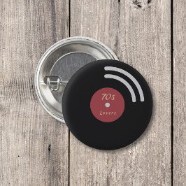 ビニールレコードボタン 缶バッジ