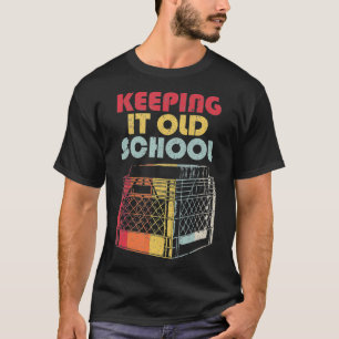 ビニールレコードレトロ保ズITオールドスクール Tシャツ